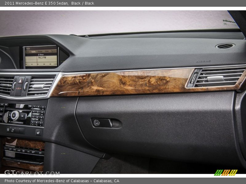 Black / Black 2011 Mercedes-Benz E 350 Sedan