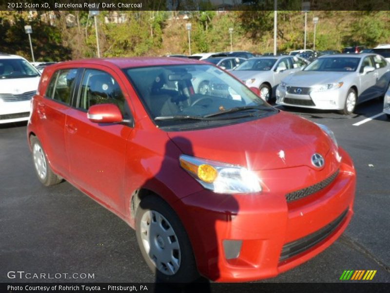 Barcelona Red / Dark Charcoal 2012 Scion xD