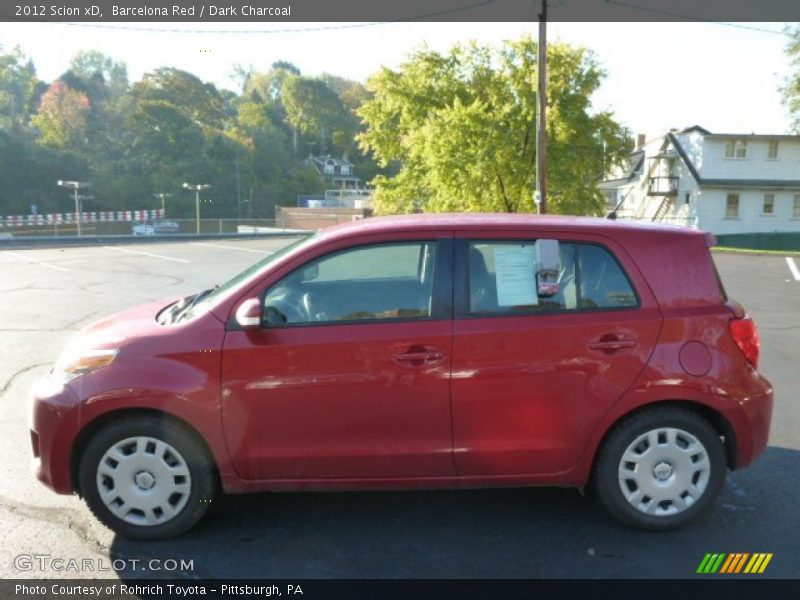 Barcelona Red / Dark Charcoal 2012 Scion xD