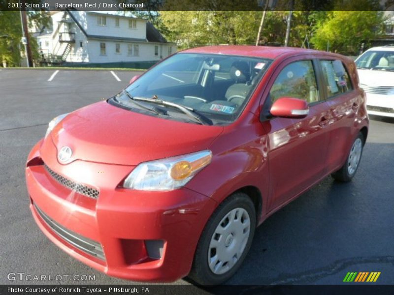 Barcelona Red / Dark Charcoal 2012 Scion xD