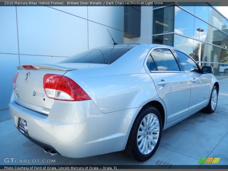 Brilliant Silver Metallic / Dark Charcoal/Medium Light Stone 2010 Mercury Milan Hybrid Premier