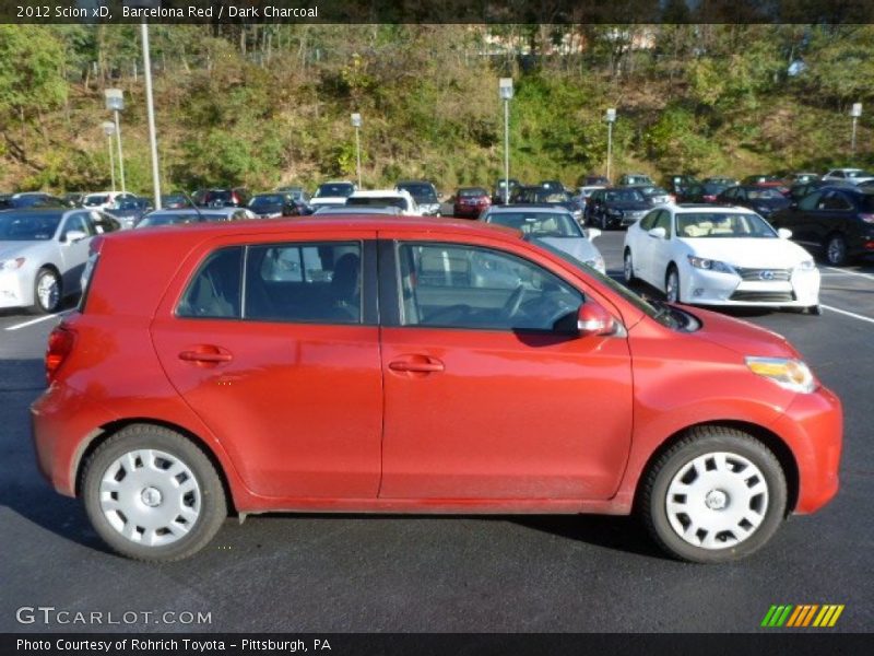 Barcelona Red / Dark Charcoal 2012 Scion xD