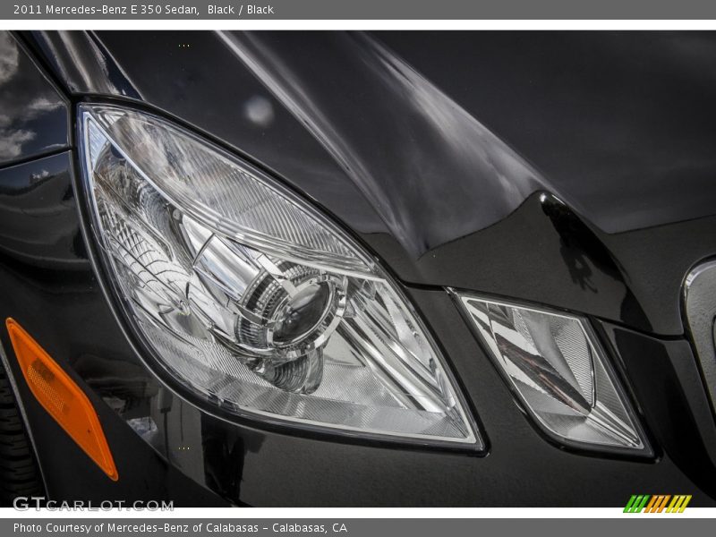 Black / Black 2011 Mercedes-Benz E 350 Sedan