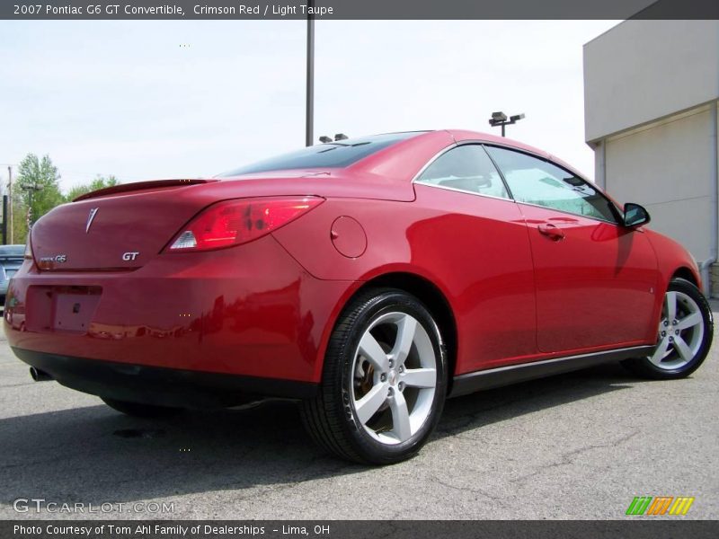 Crimson Red / Light Taupe 2007 Pontiac G6 GT Convertible