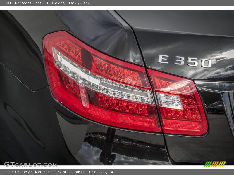 Black / Black 2011 Mercedes-Benz E 350 Sedan