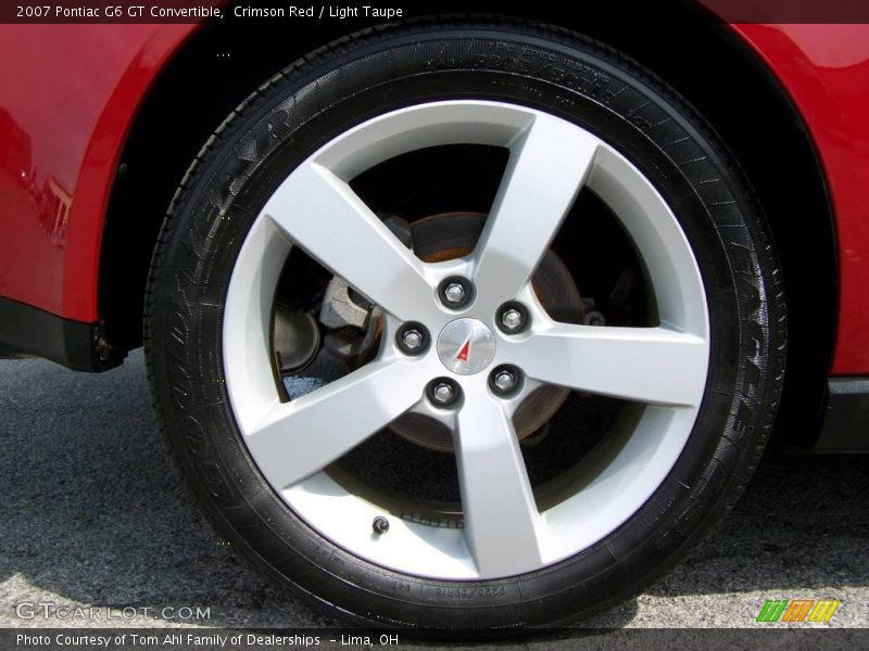 Crimson Red / Light Taupe 2007 Pontiac G6 GT Convertible