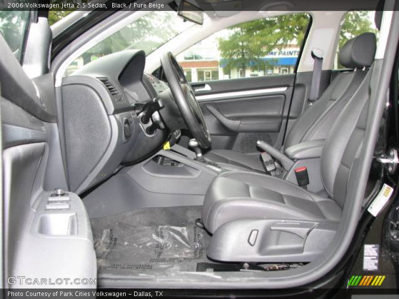 Black / Pure Beige 2006 Volkswagen Jetta 2.5 Sedan