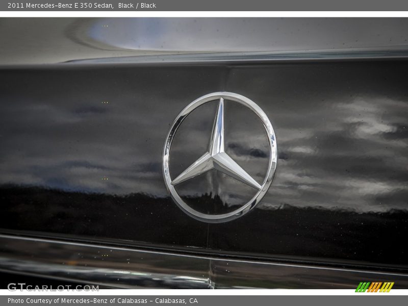 Black / Black 2011 Mercedes-Benz E 350 Sedan
