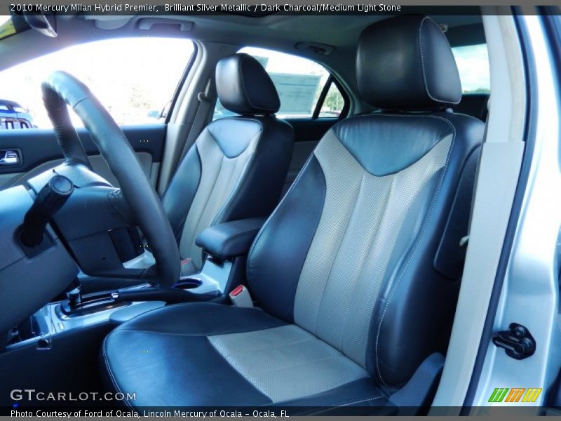 Front Seat of 2010 Milan Hybrid Premier