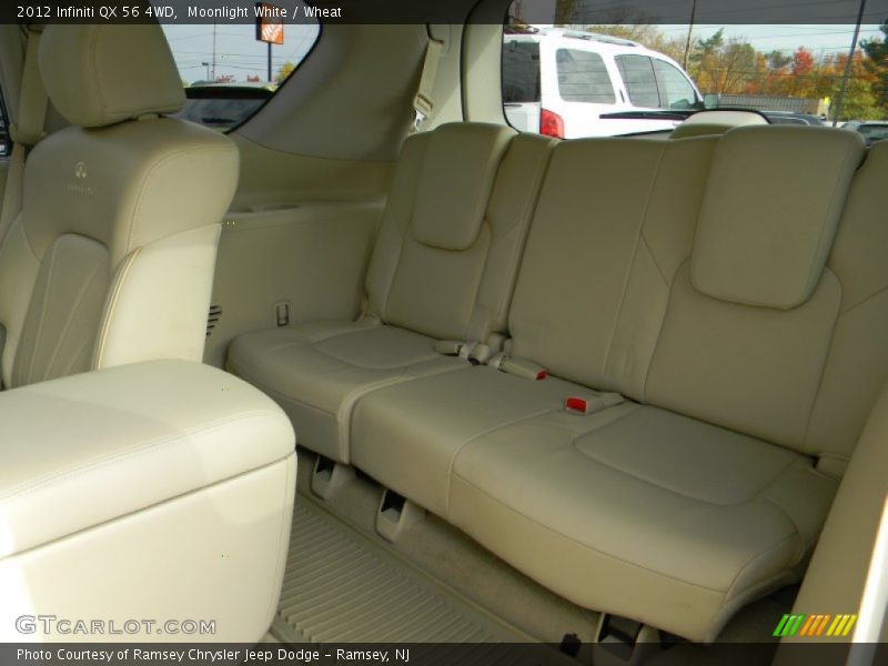 Moonlight White / Wheat 2012 Infiniti QX 56 4WD