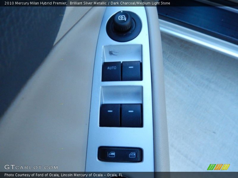 Brilliant Silver Metallic / Dark Charcoal/Medium Light Stone 2010 Mercury Milan Hybrid Premier