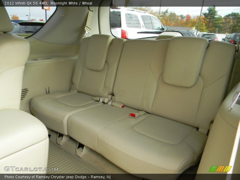 Moonlight White / Wheat 2012 Infiniti QX 56 4WD