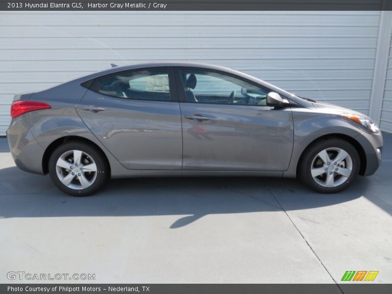 Harbor Gray Metallic / Gray 2013 Hyundai Elantra GLS