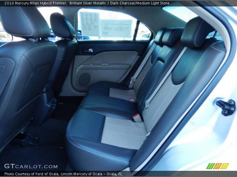 Brilliant Silver Metallic / Dark Charcoal/Medium Light Stone 2010 Mercury Milan Hybrid Premier