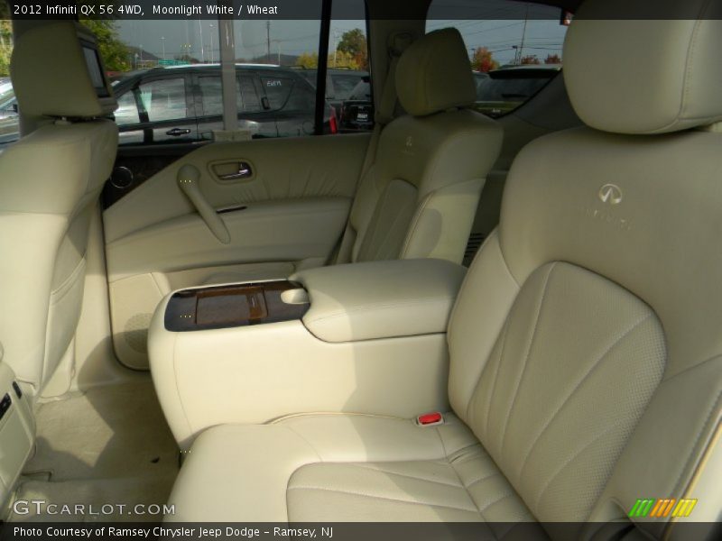 Moonlight White / Wheat 2012 Infiniti QX 56 4WD