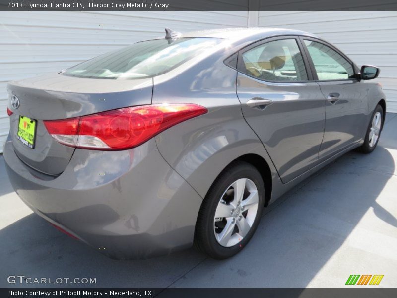 Harbor Gray Metallic / Gray 2013 Hyundai Elantra GLS