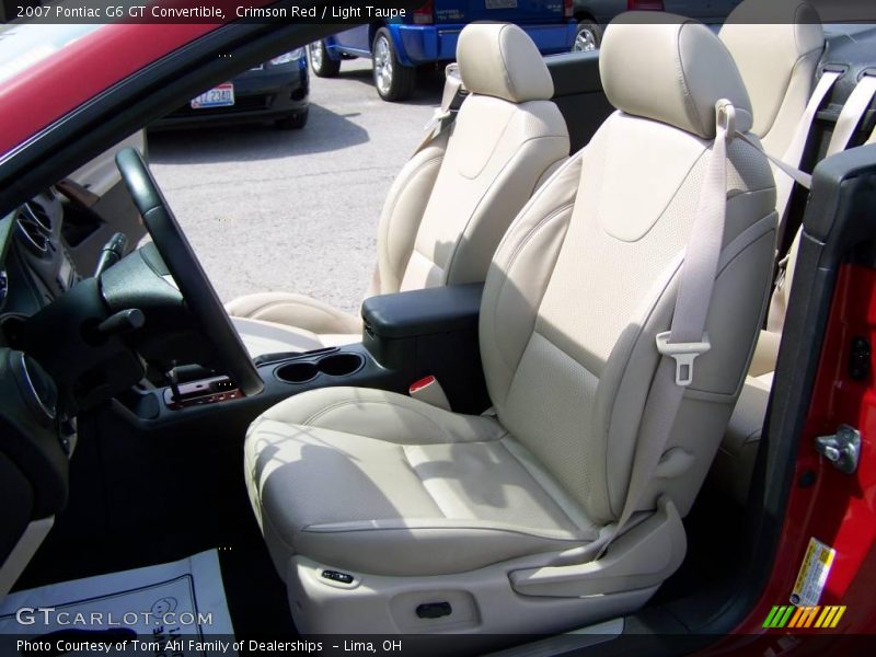 Crimson Red / Light Taupe 2007 Pontiac G6 GT Convertible