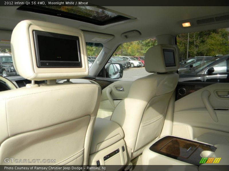 Moonlight White / Wheat 2012 Infiniti QX 56 4WD