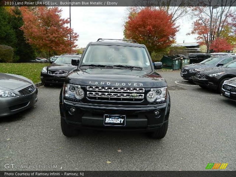 Buckingham Blue Metallic / Ebony 2010 Land Rover LR4 HSE Lux