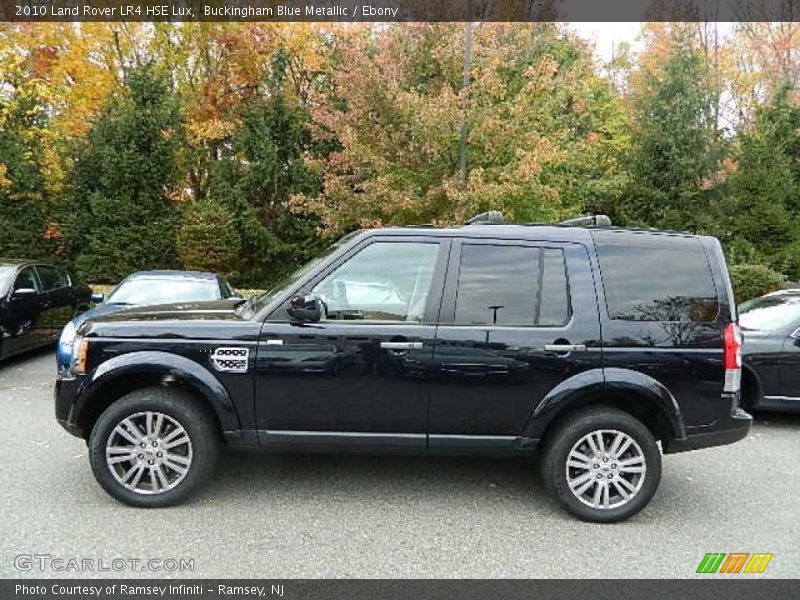 Buckingham Blue Metallic / Ebony 2010 Land Rover LR4 HSE Lux
