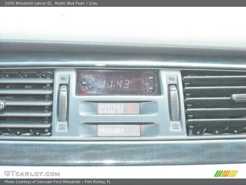 Mystic Blue Pearl / Gray 2006 Mitsubishi Lancer ES