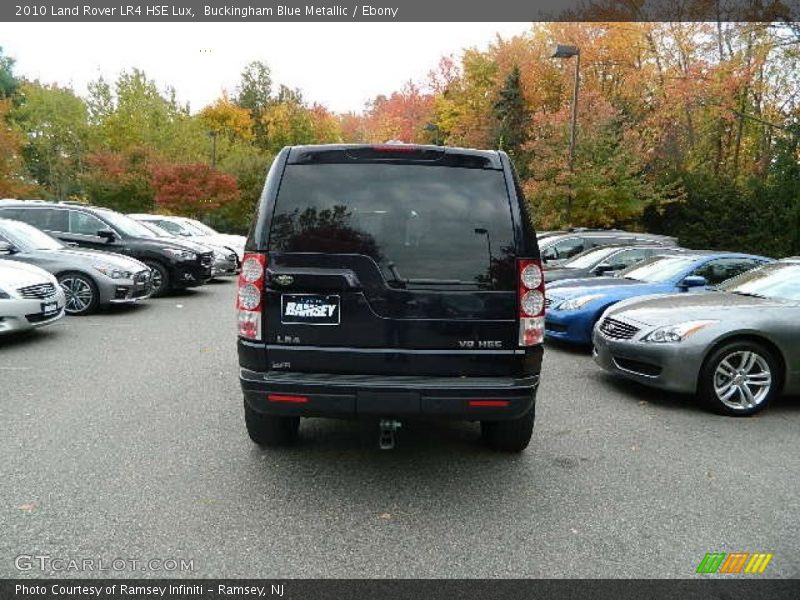 Buckingham Blue Metallic / Ebony 2010 Land Rover LR4 HSE Lux