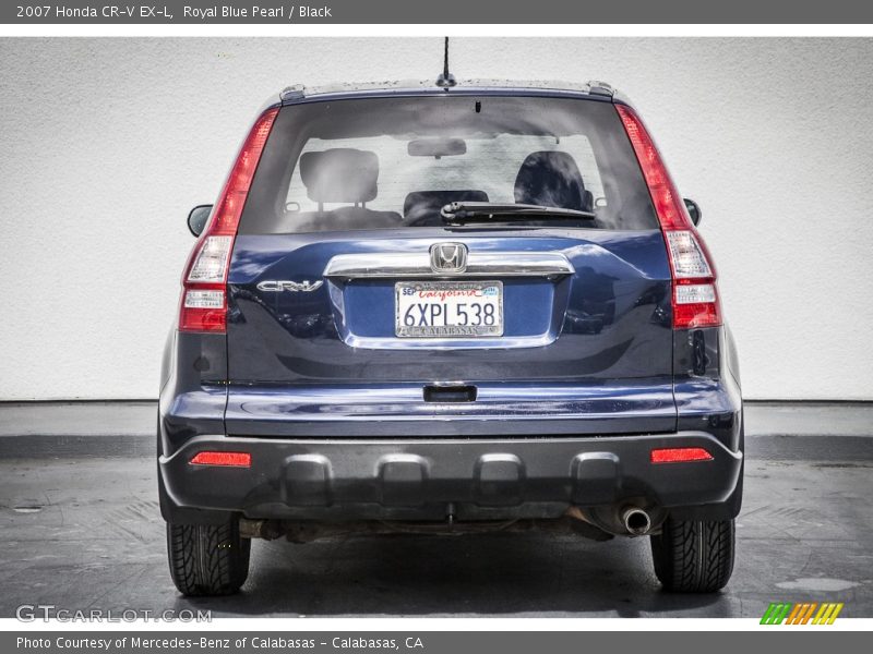 Royal Blue Pearl / Black 2007 Honda CR-V EX-L