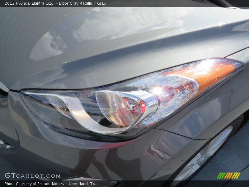Harbor Gray Metallic / Gray 2013 Hyundai Elantra GLS