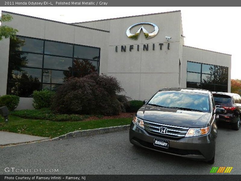 Polished Metal Metallic / Gray 2011 Honda Odyssey EX-L