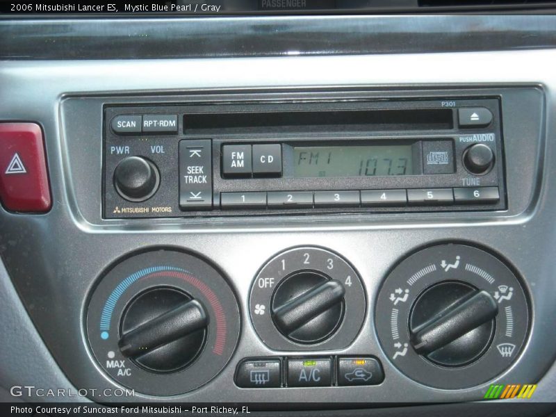 Mystic Blue Pearl / Gray 2006 Mitsubishi Lancer ES