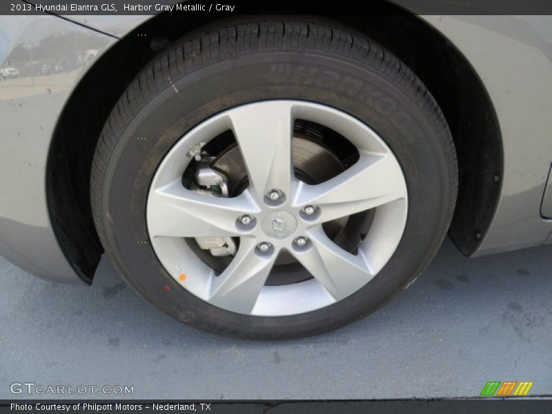 Harbor Gray Metallic / Gray 2013 Hyundai Elantra GLS
