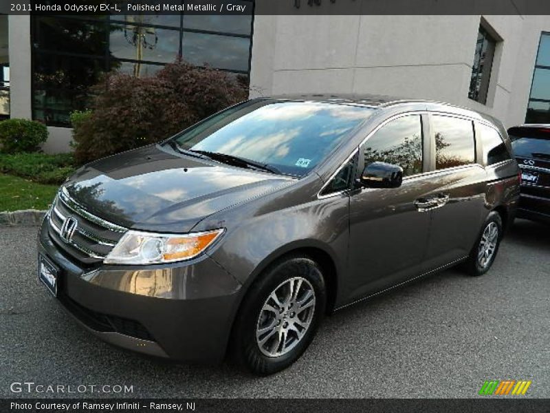 Polished Metal Metallic / Gray 2011 Honda Odyssey EX-L