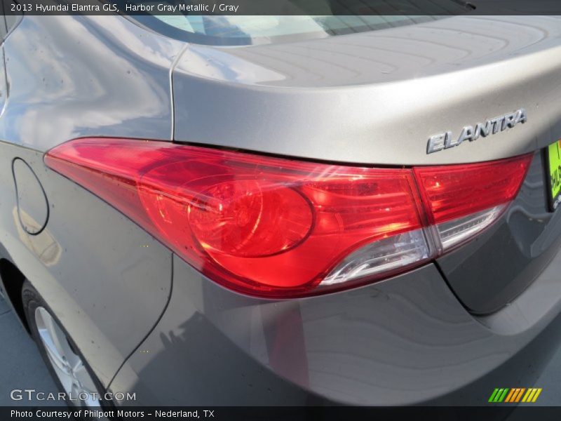 Harbor Gray Metallic / Gray 2013 Hyundai Elantra GLS