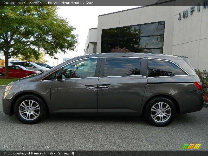 Polished Metal Metallic / Gray 2011 Honda Odyssey EX-L