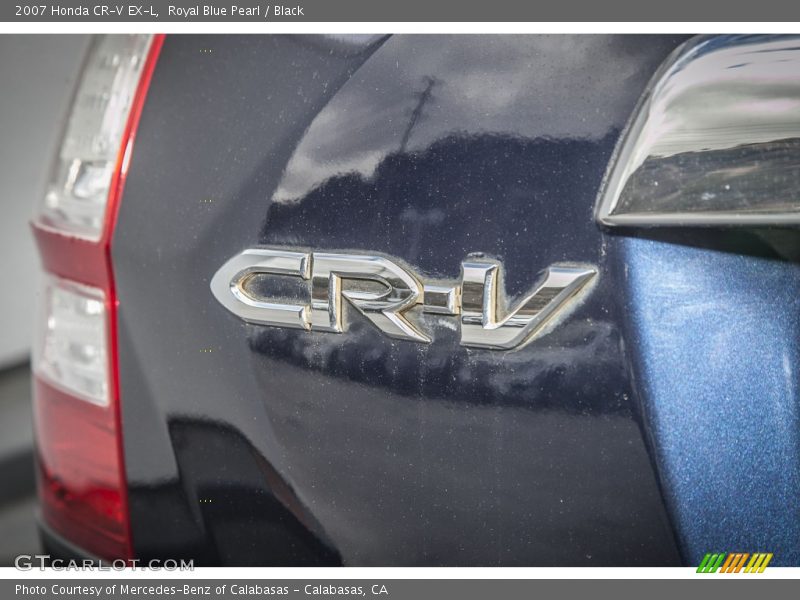 Royal Blue Pearl / Black 2007 Honda CR-V EX-L
