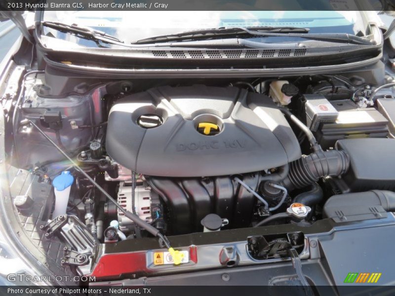 Harbor Gray Metallic / Gray 2013 Hyundai Elantra GLS