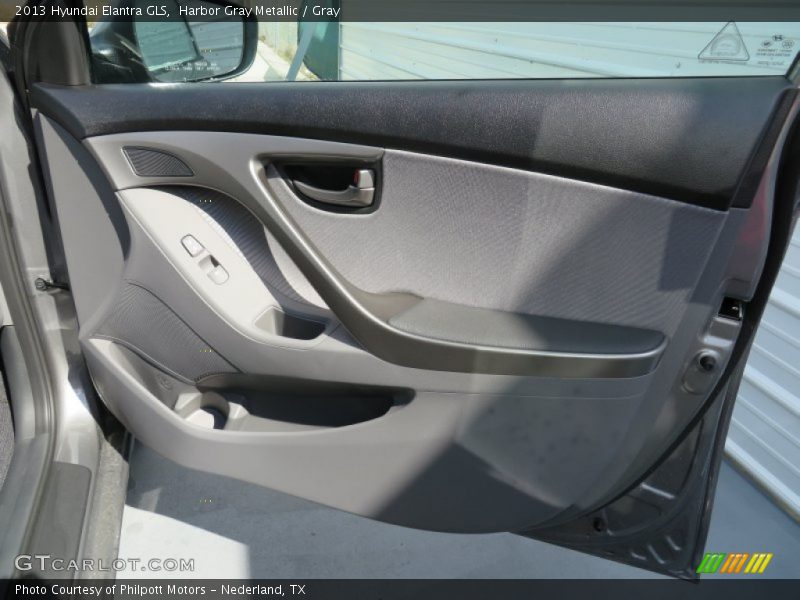 Harbor Gray Metallic / Gray 2013 Hyundai Elantra GLS