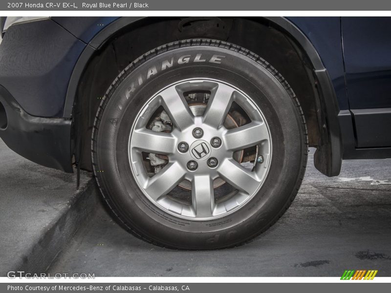 Royal Blue Pearl / Black 2007 Honda CR-V EX-L