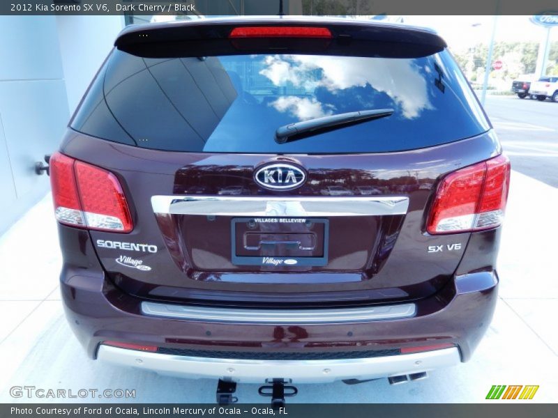 Dark Cherry / Black 2012 Kia Sorento SX V6