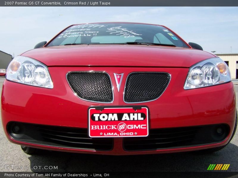 Crimson Red / Light Taupe 2007 Pontiac G6 GT Convertible