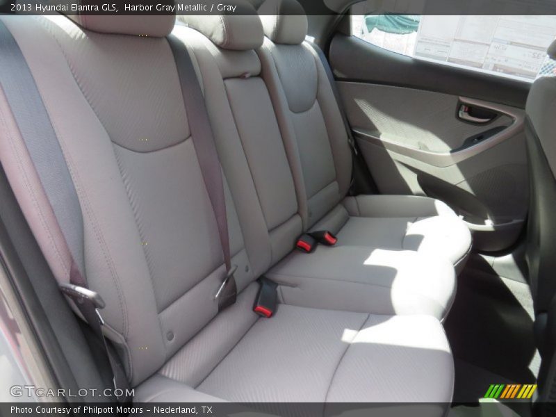 Harbor Gray Metallic / Gray 2013 Hyundai Elantra GLS