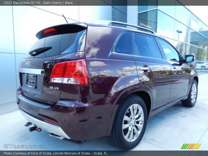 Dark Cherry / Black 2012 Kia Sorento SX V6