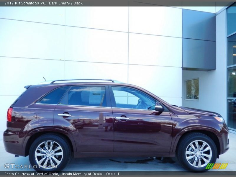 Dark Cherry / Black 2012 Kia Sorento SX V6