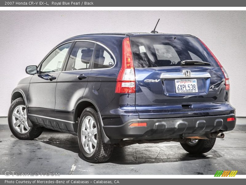 Royal Blue Pearl / Black 2007 Honda CR-V EX-L