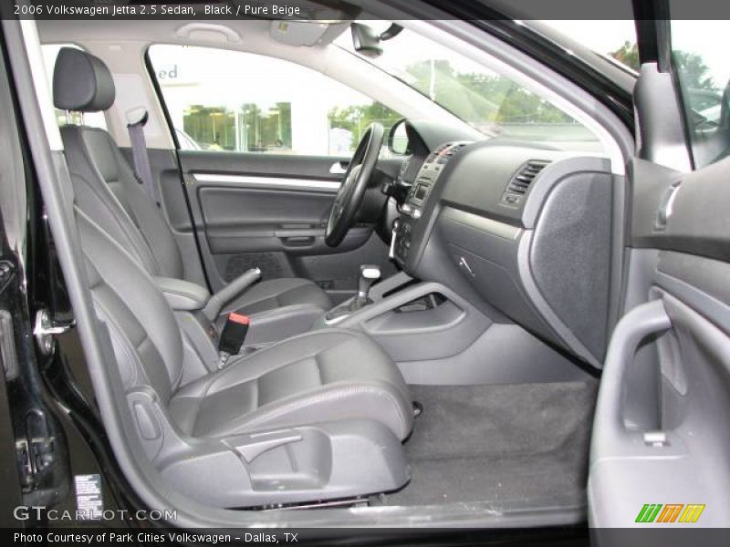 Black / Pure Beige 2006 Volkswagen Jetta 2.5 Sedan