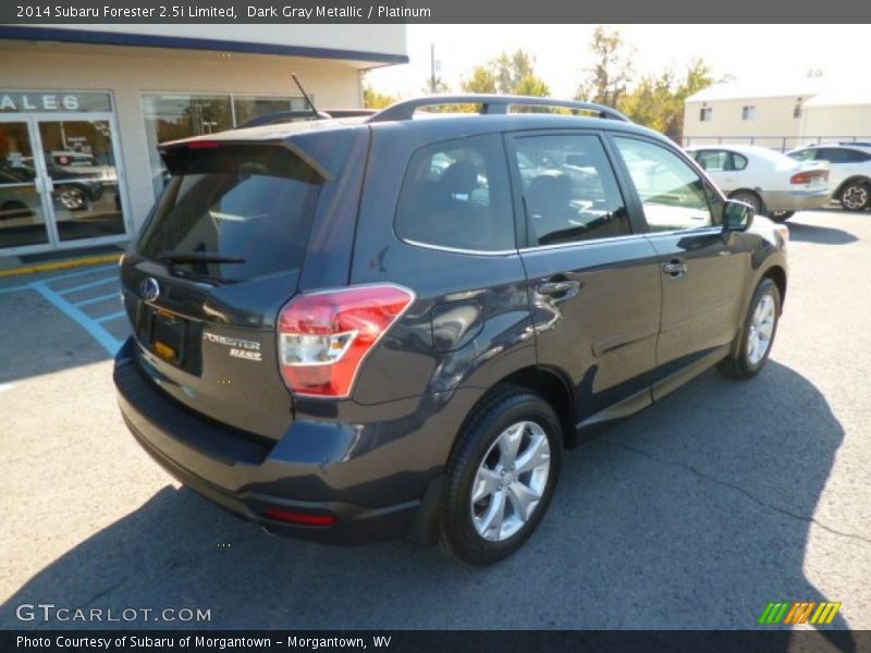 Dark Gray Metallic / Platinum 2014 Subaru Forester 2.5i Limited