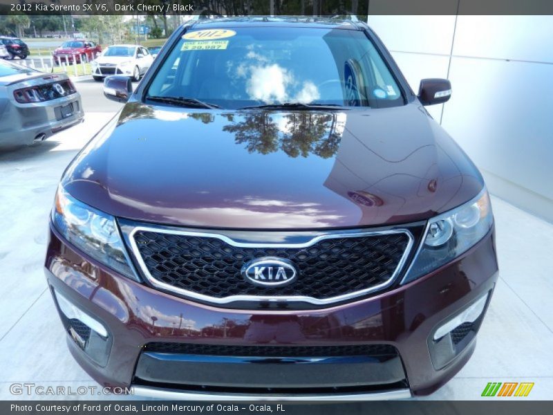 Dark Cherry / Black 2012 Kia Sorento SX V6