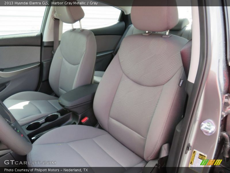 Harbor Gray Metallic / Gray 2013 Hyundai Elantra GLS