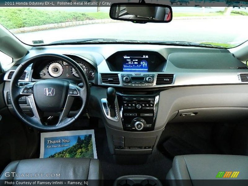 Polished Metal Metallic / Gray 2011 Honda Odyssey EX-L