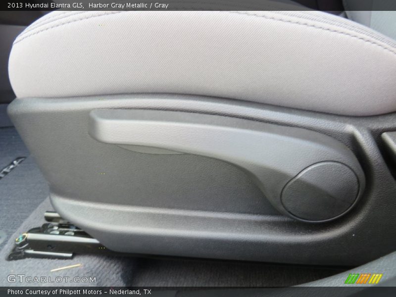 Harbor Gray Metallic / Gray 2013 Hyundai Elantra GLS